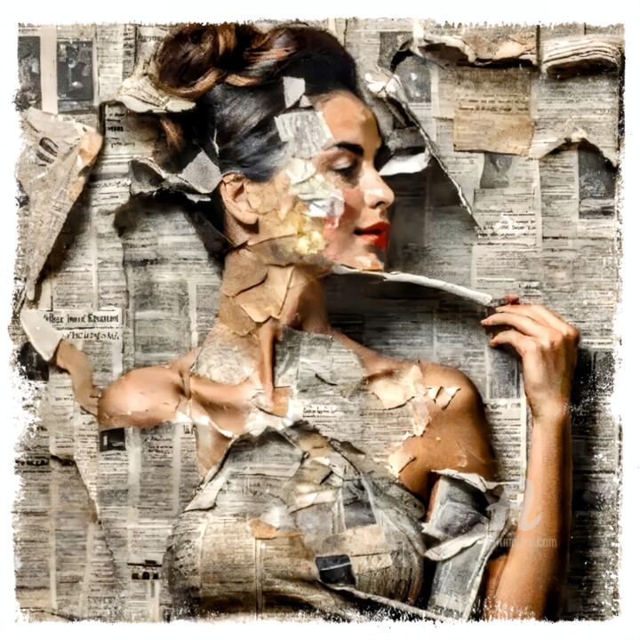 Digital Arts titled ""Auld Lang Syne"" by Deep & Dawn, Original Artwork, Digital Painting