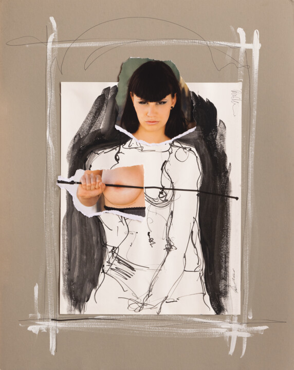 Collages titulada "A Different Kind of…" por Martin Wieland, Obra de arte original, Collages Montado en Cartulina