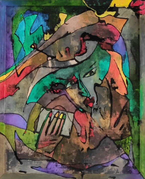 Pittura,  22,1x18,1 in 