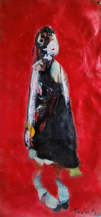 Schilderij,  47,2x23,6 in 