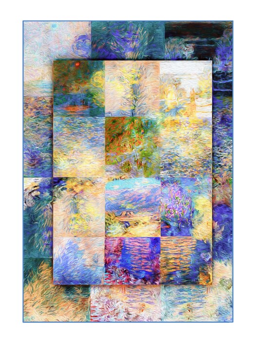 Digital Arts titled "Monet Monet" by Philippe Cadet, Original Artwork, Digital Painting