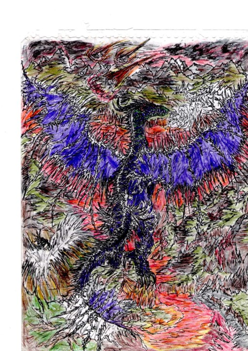 图画,  11x7.9 in 