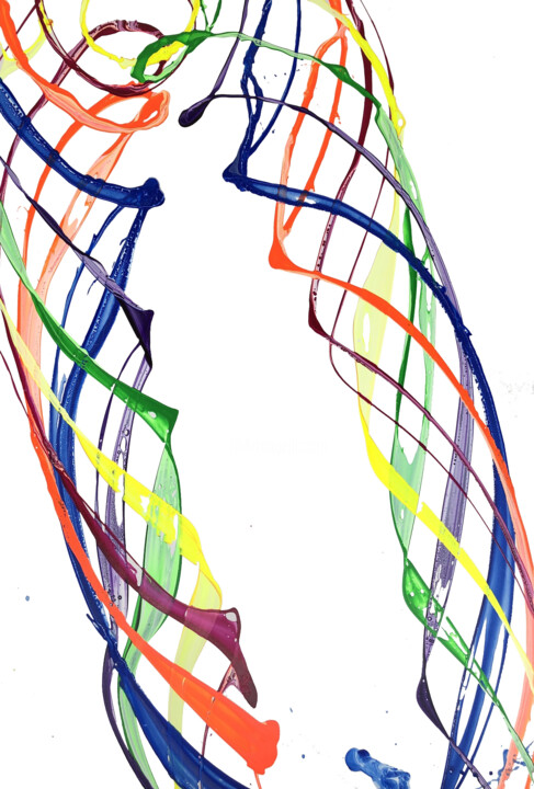 Candy DNA 绘画, 59.1x43.3 in