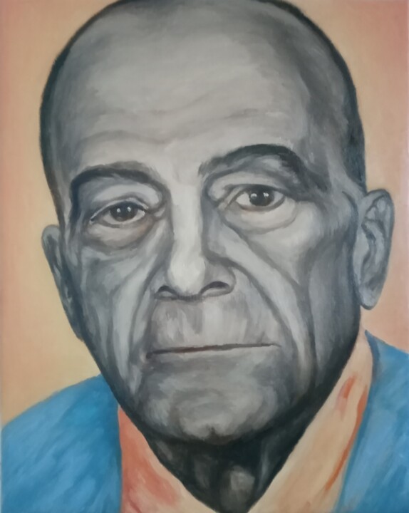 Mugshot, Vito Genovese III 绘画, 19.7x15.8 in