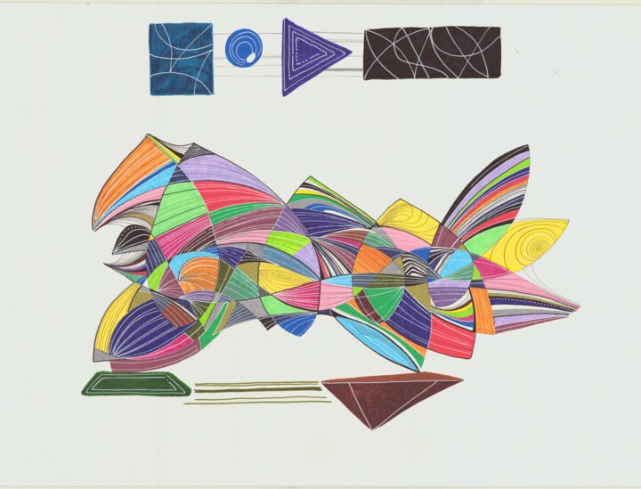 绘画,  16.5x23.4 in 