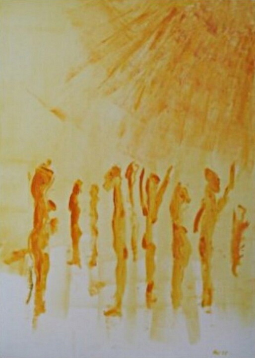 Lichtkörper 绘画, 55.1x39.4 in