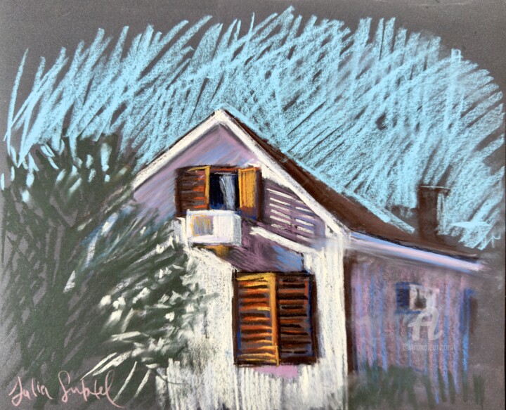 Neighbouring house Drawing, 8.7x11 in