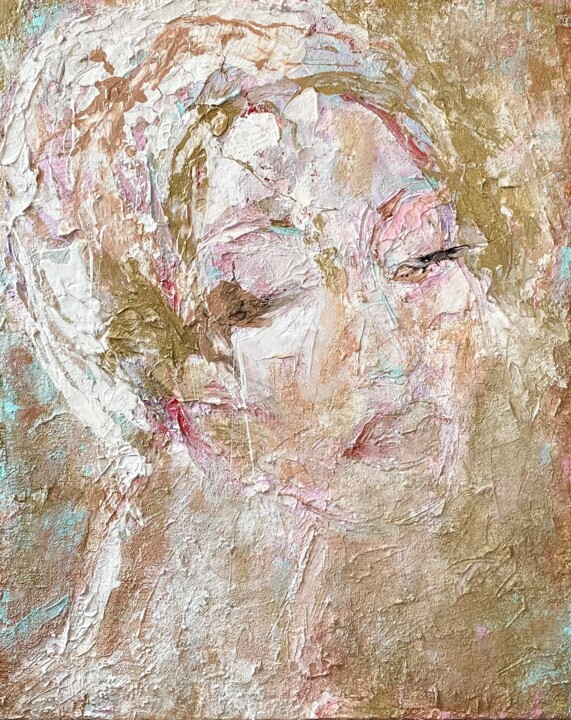 Femme Baroque#1 绘画, 39.4x31.5 in