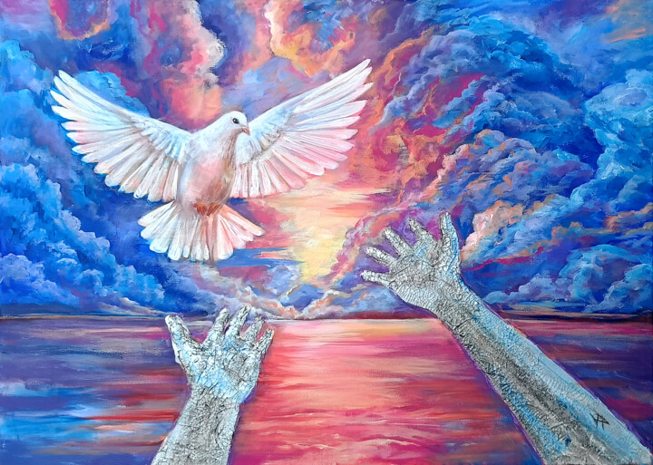 Hope for the best. 绘画, 19.7x27.6 in