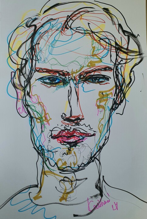 图画,  16.5x11.8 in 
