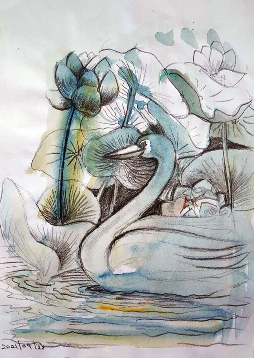 Monochrome Creations 绘画, 16x11 in