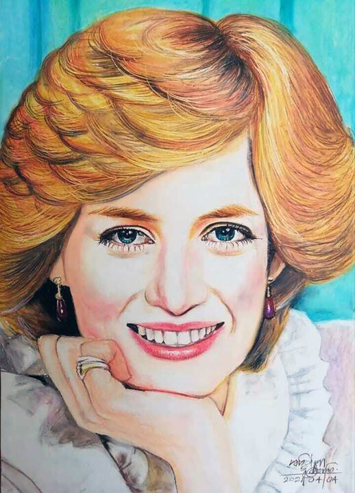 People's Princess 绘画, 30x20 in