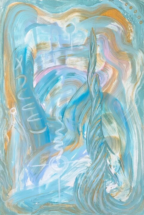 New Land 图画, 15.8x11.6 in