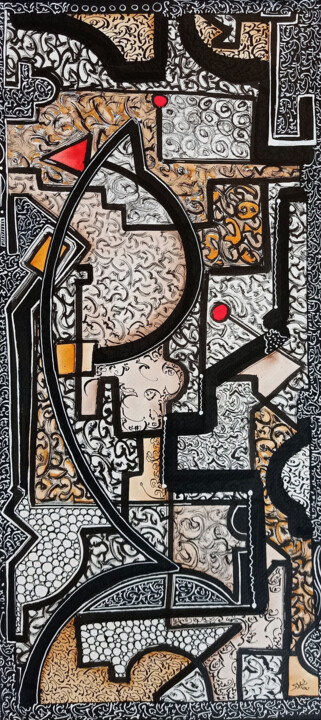 绘画,  19.7x9.1 in 