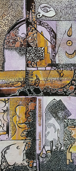 绘画,  19.7x9.1 in 