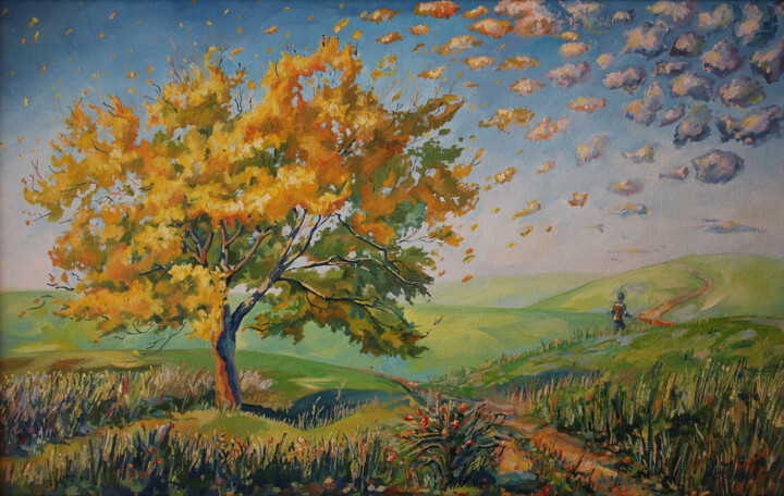 Странник 绘画, 19.7x31.5 in