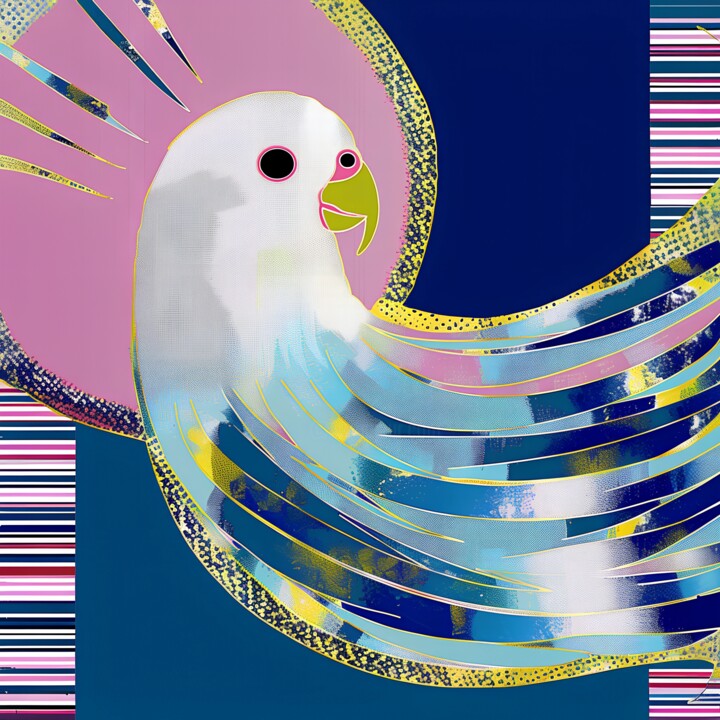 Parakeet in the Sky 数字艺术