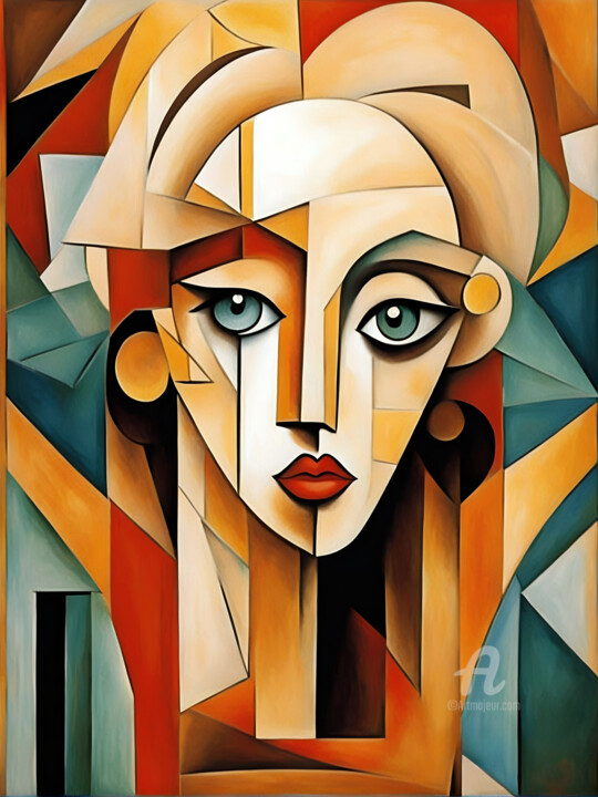 Digital Arts titled "Loving look" by Olga Guseva, Original Artwork, 2D Digital Work