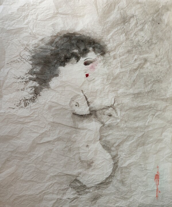 图画,  15.8x13.4 in 