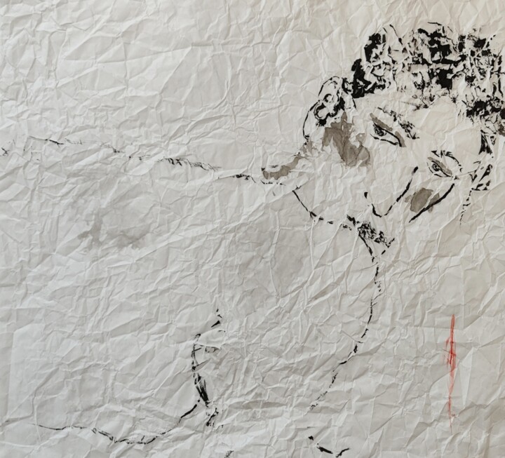 He 图画, 13.8x15.8 in