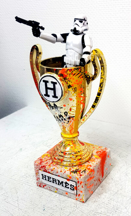 Sculpture Pop Art Stormtrooper Hermès Trophée Star Wars 雕塑, 7.1x2.4 in