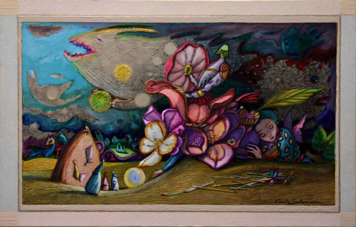 AND THEN I THINK OF YOU Картина, 13,8x21,7 in