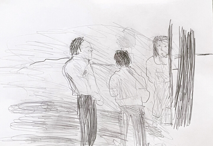 The Conversation II Resim, 8,3x11,4 in
