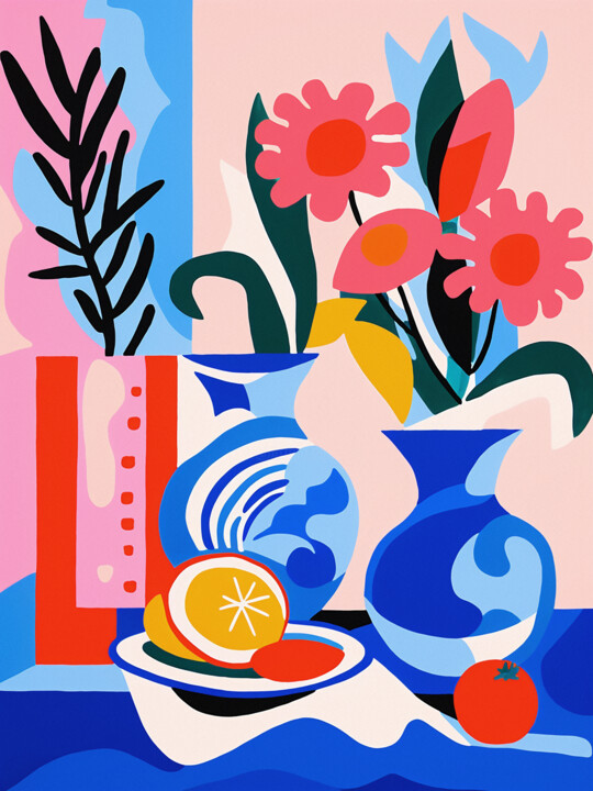 Abstract Still-life XXI 绘画, 31.5x23.6 in