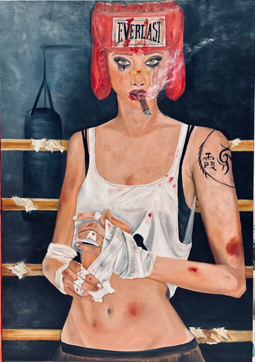 You can never break me 绘画, 39.4x27.6 in