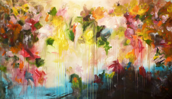 Pur Perfume 绘画, 35.8x61 in
