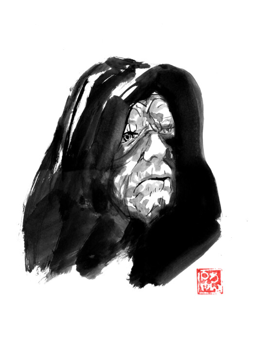 the emperor 图画, 15.8x11.8 in