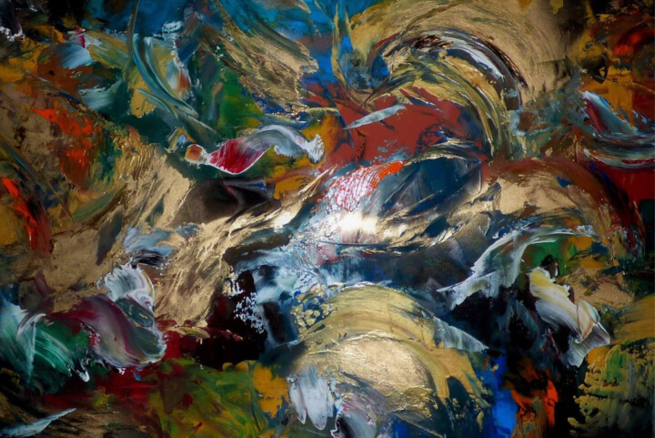 绘画,  39.4x63 in 