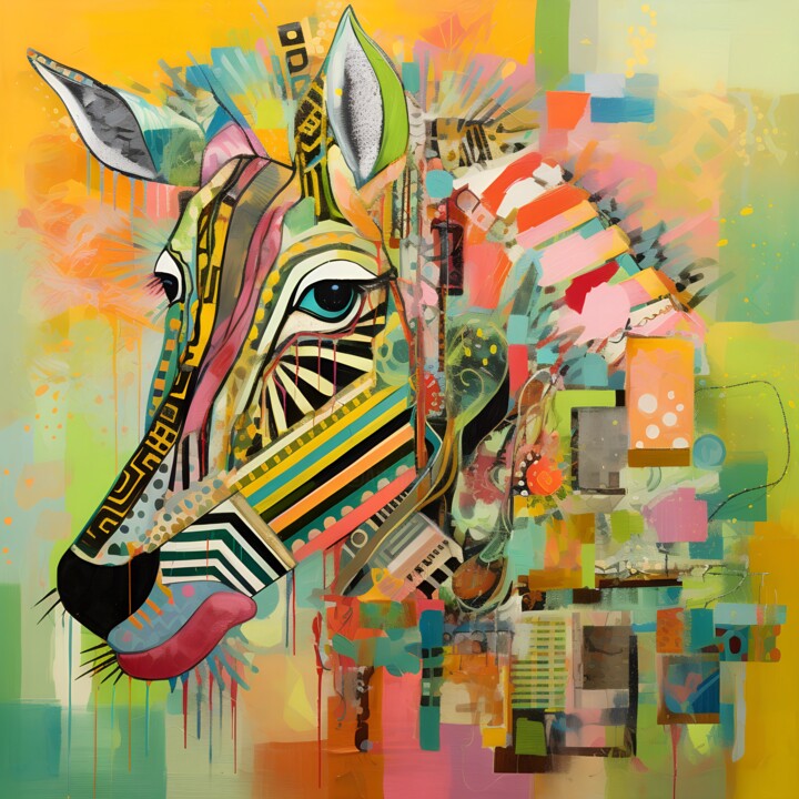 Electric Zebra 数字艺术