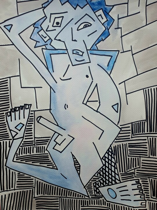 图画,  15.8x11.8 in 