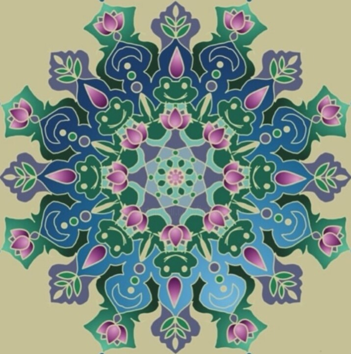 Mandala Sapos 数字艺术