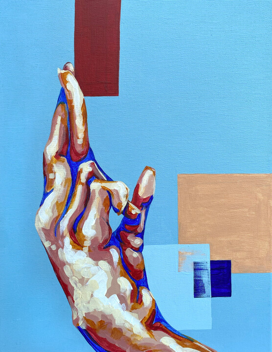 Painting titled "Glory Card" by Tayisiya Shovgelia, Original Artwork, Acrylic