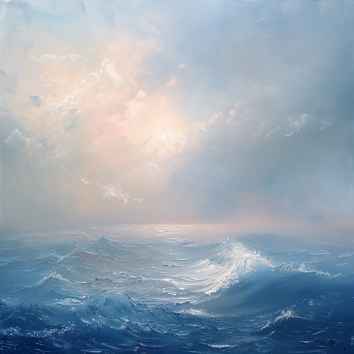 Arte digitale intitolato "After storm 2" da Irene Nekrasova, Opera d'arte originale, Immagine generata dall'IA