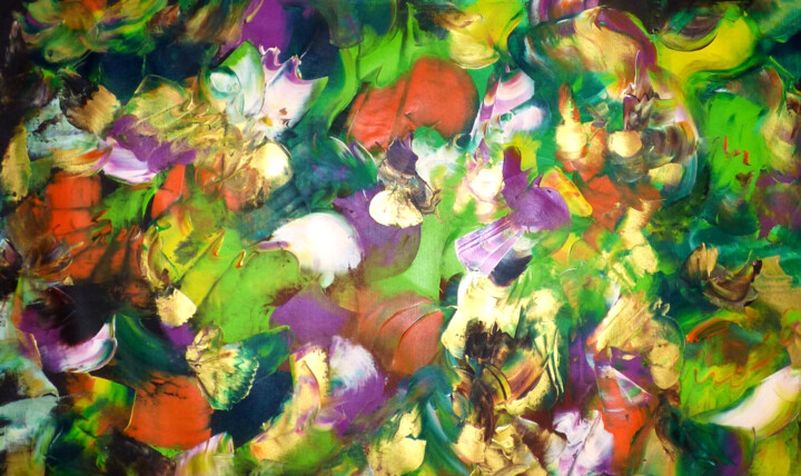 绘画,  36.2x57.1 in 