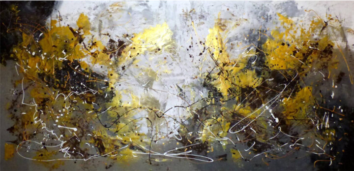 Melody 绘画, 42.5x85.4 in