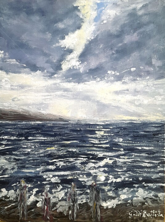 Schilderij,  16,5x11,4 in 
