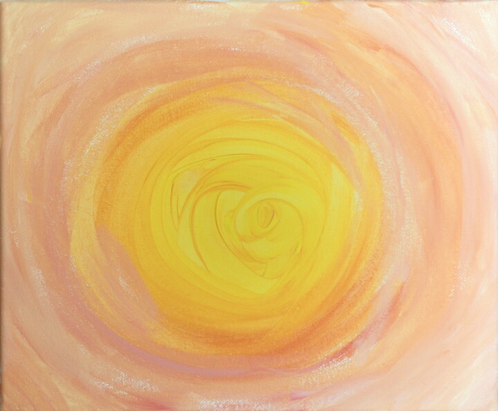 Painting titled "The Sunshine" by Bloom Art, Original Artwork, Acrylic