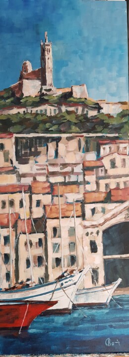 de la Mer au Ciel, la Bonne Mère 미술작품, 31.5x11.8 in