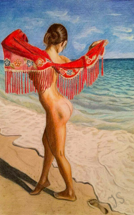 The Girl Who Got Away Resim, 17x11 in