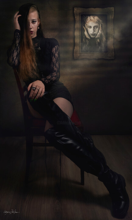 Fotografie getiteld "Pretty Woman 2" door Grigore Roibu, Origineel Kunstwerk, Digitale afdruk