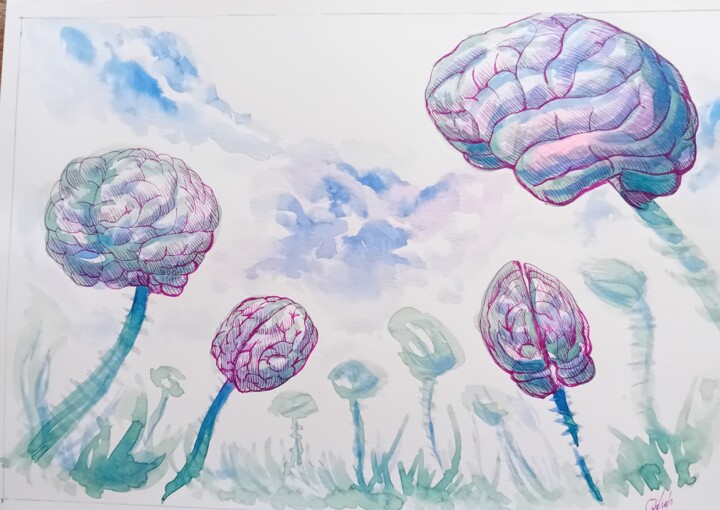 绘画,  11.8x16.5 in 