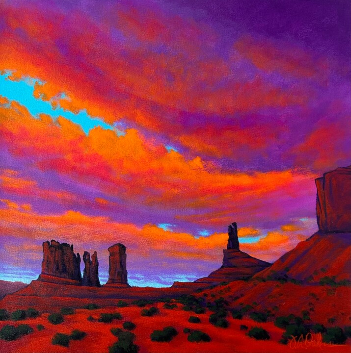 Monument Magic Painting, 16x16 in