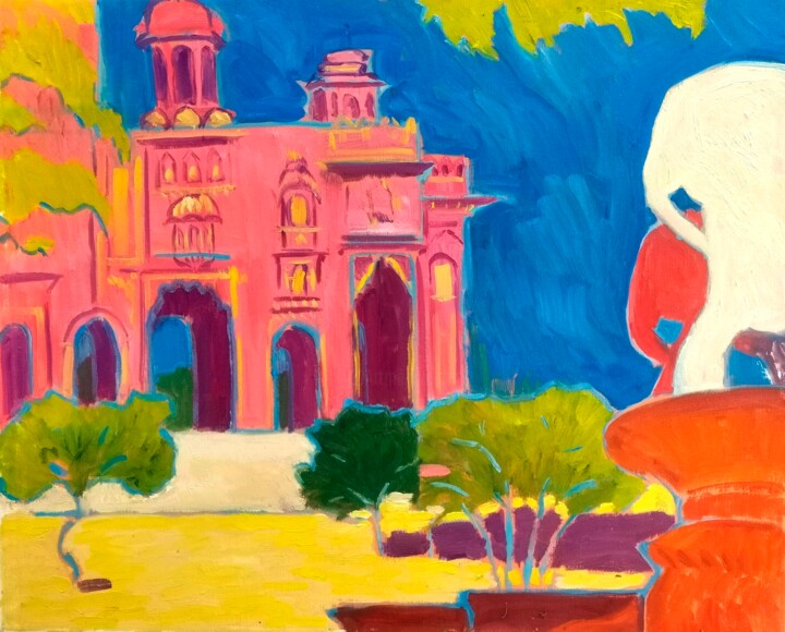 Patrick's Gate. Jaipur Schilderij, 19,7x23,6 in
