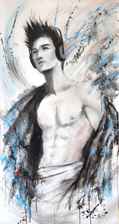 绘画,  57.1x29.5 in 