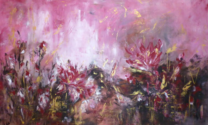 Tahitian Nights 绘画, 35.4x55.1 in