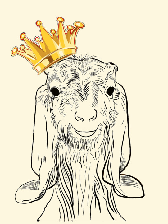 数字艺术 标题为“King” 由Eda Kızmaz, 原创艺术品, 2D数字工作